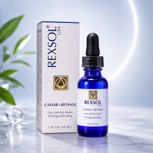 REXSOL CAVIAR + RETINOL FACE AND EYE SERUM / FIRMING AND LIFTING