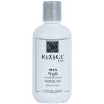 Rexsol Aha Wash Facial Cleanser Foaming Gel Bottle
